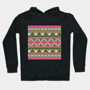 Christmas Sweater Knitted Pattern Hoodie
